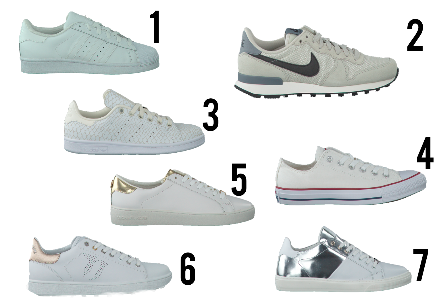 schoenen top 7 voor de zomer